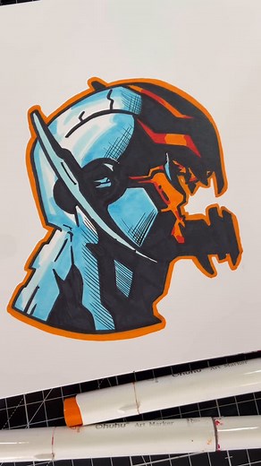 Ali on Instagram: "Drawing Ultron Reference from Pinterest #drawing #draw #pens #markers #art #sketchbook #mcu #marvel #comicbooks #ultron #avengers #fyp #fypシ゚ #viral #trending"