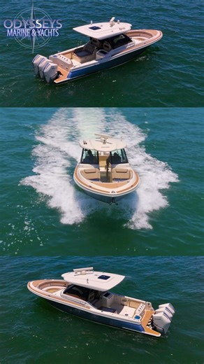 2022 Chris-Craft Calypso 35 – Luxury, Power & Versatility Combined. Powered by triple Mercury 300's and ready for her new home! #chriscraft #chriscraftboats #Boats #floridaboats #flibs #FLIBS2025 #YachtBroker #boatbroker #worldwideyachtsales | Odysseys Marine & Yachts