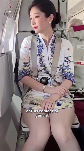 Ce siège étrange dans l’avion est en réalité conçu pour la sécurité
