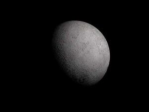 Realistic 3D Moon Rotation Loop Animated Background - Motion Made #MotionMade
