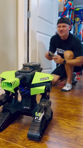 Nerf war heavy: Drone battle!