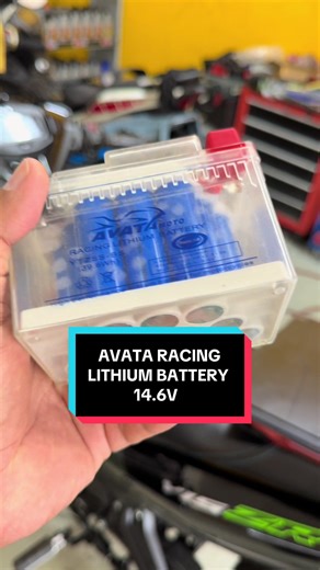 AVATA RACING LITHIUM BATTERY 14.6 VOLT #alhamdulillah #rebikemotorwork #rebikedynolab #yamaha #yamahaxmax #yamahanvx #nvx155 #aerox #aerox155 #avata #avatabattery #lithiumbattery