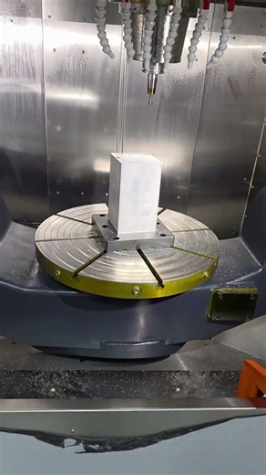 Advanced five axis machine tools only negative angle machining can show excellent performance