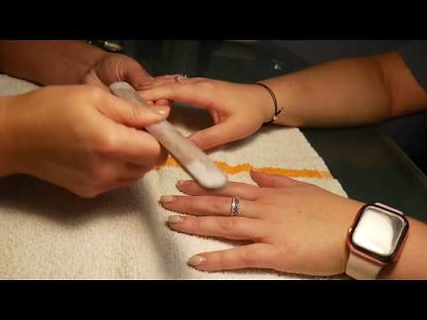 ASMR Full Manicure (Foil, Scraping, Filing, Nail Clipping Sounds)
