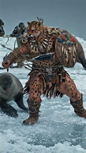 Predator Unleashes Brutal Violence on Orcs in Icy Battle! #titanwar #predator