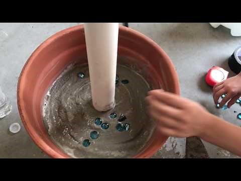 DIY umbrella base for your patio table