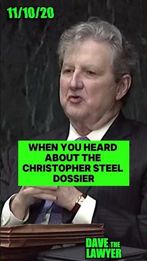 You Didn’t Even Talk Christopher Steele!