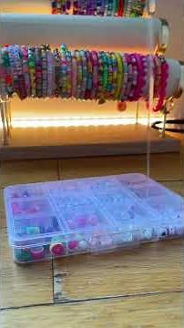 How to make and tie a clay bead bracelet!