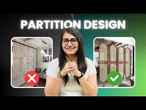 Partition Design Ideas | Room Divider Designs That Transform Space! 🏡
