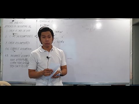 Singly Reinforced Beam USD - Investigation - Sample Problem No. 1 - TAGALOG