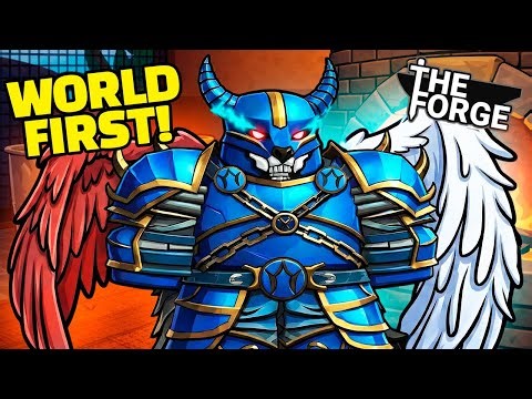 I Unlocked The WORLD'S FIRST ETHEREALITE WOLF ARMOUR In Roblox The Forge