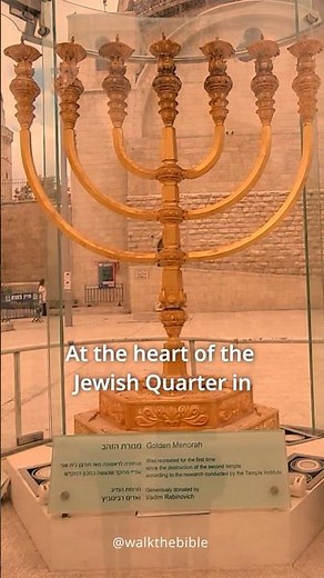 The Third Temple’s Golden Menorah is Waiting For the Future