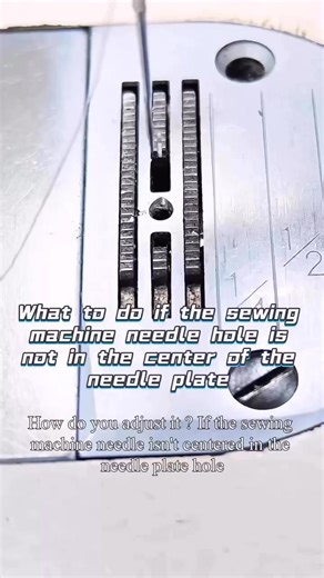 What to do if the sewing machine needle hole is not in the center of the needle plate .#Thinkbigfashion #SewingMachineRepair #SewingPartsSupplier #SewingMachineAccessories#IndustrialSewingMachine #SewingPartsShop #QualitySewingParts #SewingMachineTechnician #ReliablePartsSupplier #OEMSewingParts #SewingToolsAndParts #SewingMachineFix #ProfessionalSewingRepair #HighQualityMachineParts #SparePartsForSewing #SewingWorkshopTools #Sewing #TechTips #TextileMachineRepair #FactoryMaintenanceSupport #Sew