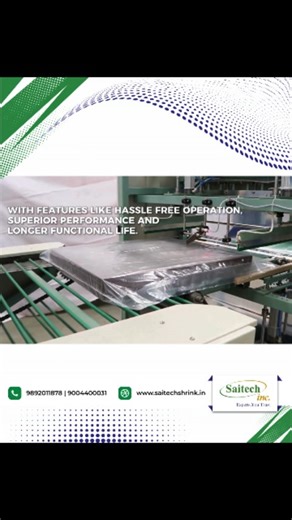 Saitech INC | Backed by 26+ years of experience, we specialize in manufacturing and exporting high-performance Shrink Packaging, Shrink Tunnel, and... | Instagram
