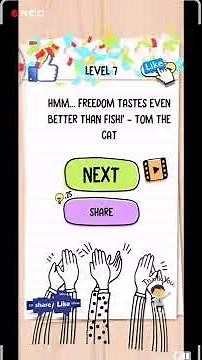 Brain Test 2 Tom's Adventure level 7 solution or walkthrough