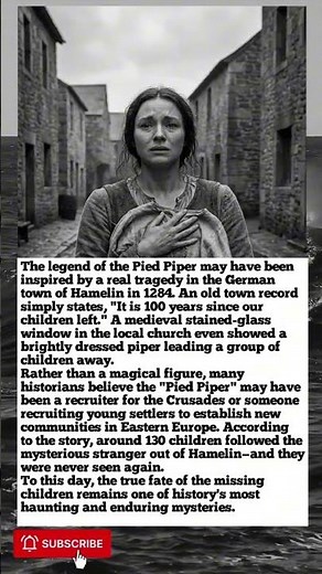 The Dark Truth Behind the Pied Piper of Hamelin | The 130 Children Who Vanished