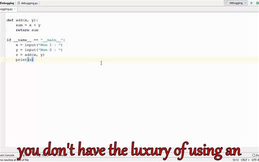 055. Python Tutorial for Beginners 51 - An Introduction to Python Debugger (pdb)