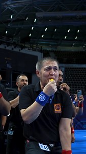 One of the greatest traditions of our sport. When a ref retires, they leave their whistles and arm bands in the center circle, while their fellow refs stand mat side blowing their whistles. Congratulations to those who left their whistles in Athens. We appreciate you service to our amazing sport. | United World Wrestling