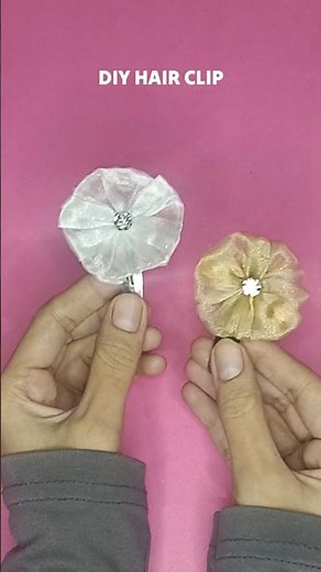 DIY Hair Clip Idea 💡|easy hair accessories diy 😱#diy #craft #diyhairclips