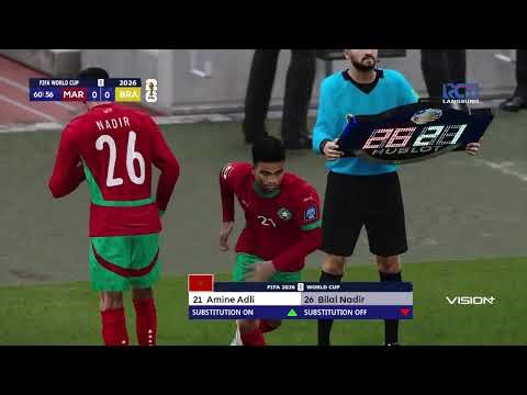Brazil vs Morocco | FIFA World Cup 2026™ | Full Match Video Game Simulation | PES 21
