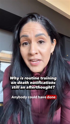 Alex, PhD, EMT-P • Continuing Education on Instagram: "How did we get here? So many advancements in how to save a life and yet no official standard that training will include what to do when those resuscitation efforts don’t work (which is still 90% of the time). Sadly, this oversight is not limited to the field of EMS. I strongly believe that we should be discussing and practicing death notifications every time CPR/mega code training is conducted (even if only for a few minutes). Head to my web