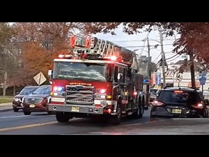 (SCREAMING Q & LOUD AIRHORN) Spotswood Volunteer Fire Dept. - Ladder responding