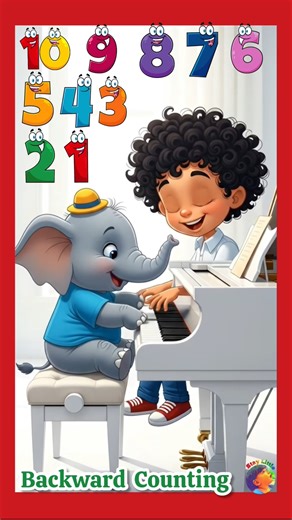 learn to count backwards #staylittlechannel #learning