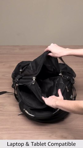 High Sierra XBT - TSA Laptop Backpack, Black, One Size