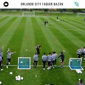 153K views · 668 reactions | A relay setup from Orlando City with coach Fabián Bazán. ⚽ For more training sessions use the video link below ⬇⬇ https://keepitonthedeck.com/downloads/keeepitonthedeckcoachingpack1 | Football Training Drills/Session Plans | Facebook