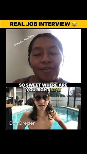 😳😭 IN THE POOL?!?!? Job Interview