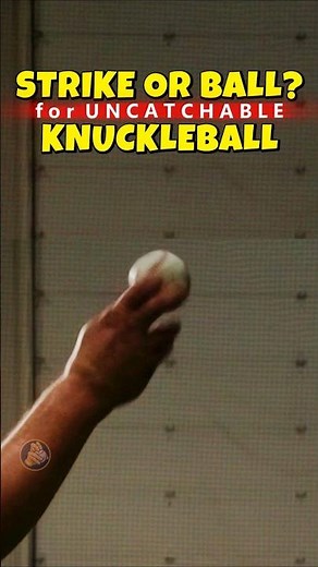Uncatchable Knuckleball or Strike? #knuckleball #baseball #mlb