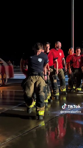 Firefighter Recruitment Ceremony: Red to Blue Transition