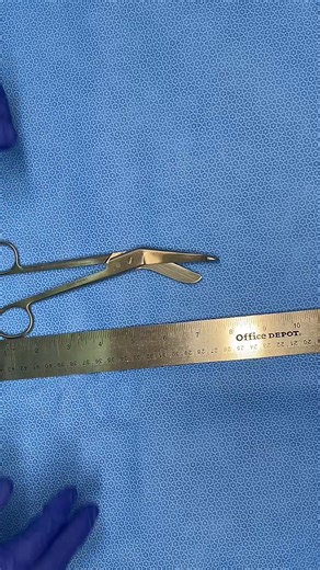 The bandage scissors ✂️ Used to cut bandages. #edutok #learnontiktok #fyp #sterileprocessing #school