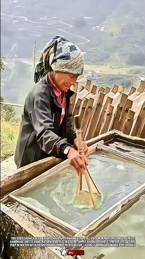 Ancient Paper Making Tool Preserving Centuries Old Craft