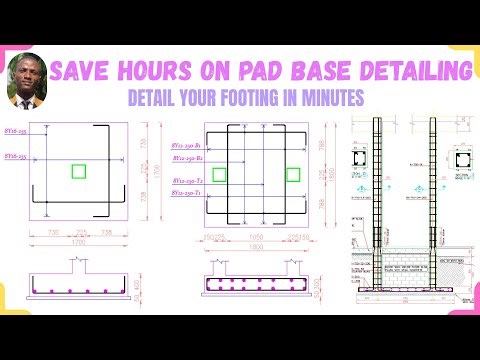 Best Way to Detail Pad Footing Base in AutoCAD (Best for Beginners)