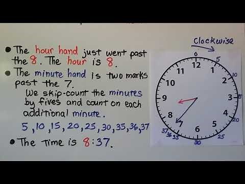 3rd Grade Math 10.1, Time to the Minute