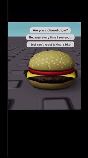 Cheeseburger rizz! lol #roblox #music #videogamemusic #audio #robloxmusic #fypシ #minecraft #funny