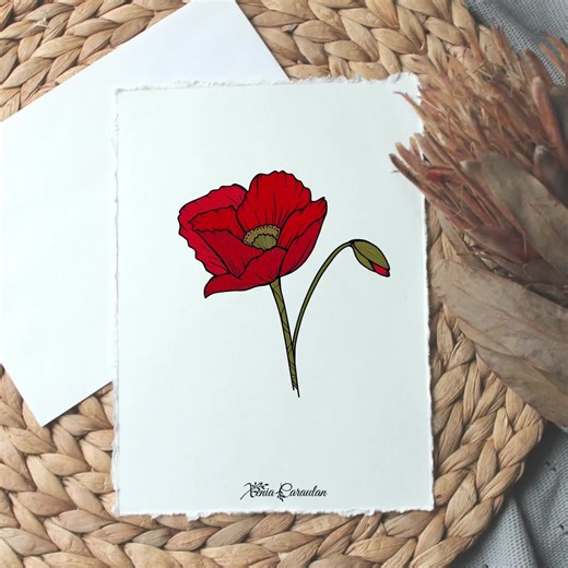 Poppy SVG Files, Poppy Line Art, Poppy Outline, Wedding Clipart, Floral Line Art, Flower Outlines, Botanical Hand Drawn Line Art - Etsy