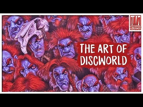 The Art of Discworld by Paul Kidby Book Flip | 4K