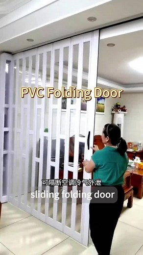PVC folding door, slding door, foldable partition for liviing room, commercial #pvcdoor #foldingdoor #slidingdoor #foldabledoor #door #doormanufacturer #doorwholesaler