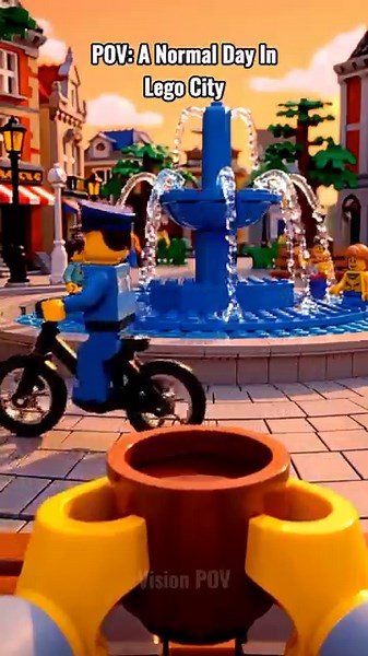 POV: Living a Day in LEGO City 😲 | First Person LEGO World