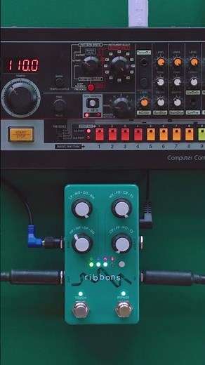 MIDI clock synced loops with Ribbons and the TR-08.