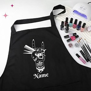 Custom Name Hair Stylist Apron, Funny Beauty Salon Aprons, Hairdresser Gift Apron - Etsy