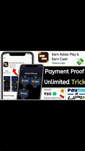 🔥Earn Adda App 💯 refer code #Shorts #edit