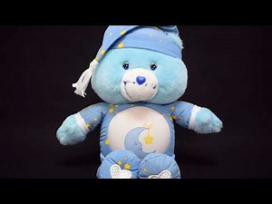 Care Bears ケアベア ぬいぐるみ Bedtime Bear ベッドタイムベア Talking&Light Up&Lullaby 喋る＆光る (13inch) 座った状態で25cm 2002年