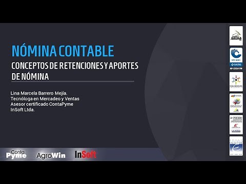 Software contable ContaPyme - Conceptos de retenciones y aportes de nómina