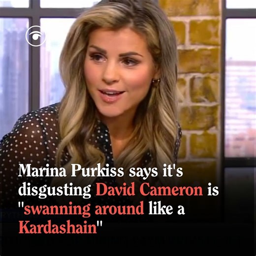 9.8K views · 267 reactions | "I cannot wait until these pigs get their snouts out of the trough." Marina Purkiss says it's disgusting David Cameron is "swanning around like a Kardashain" in a swanky private jet while Rishi Sunak announces benefits cuts. | The London Economic | Facebook