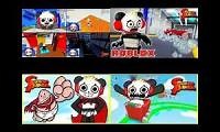 Mix of 4 videos from youtube : up to faster 7 parison to combo panda
