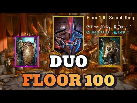 Duo Destroy Borgoth Scarab King Floor 100 - Raid Shadow Legends