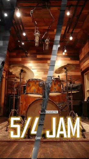 FIFTY SECONDS 5/4 FLOW DRUM JAM | Dark ASymmetric #Polirritmia #OddTime